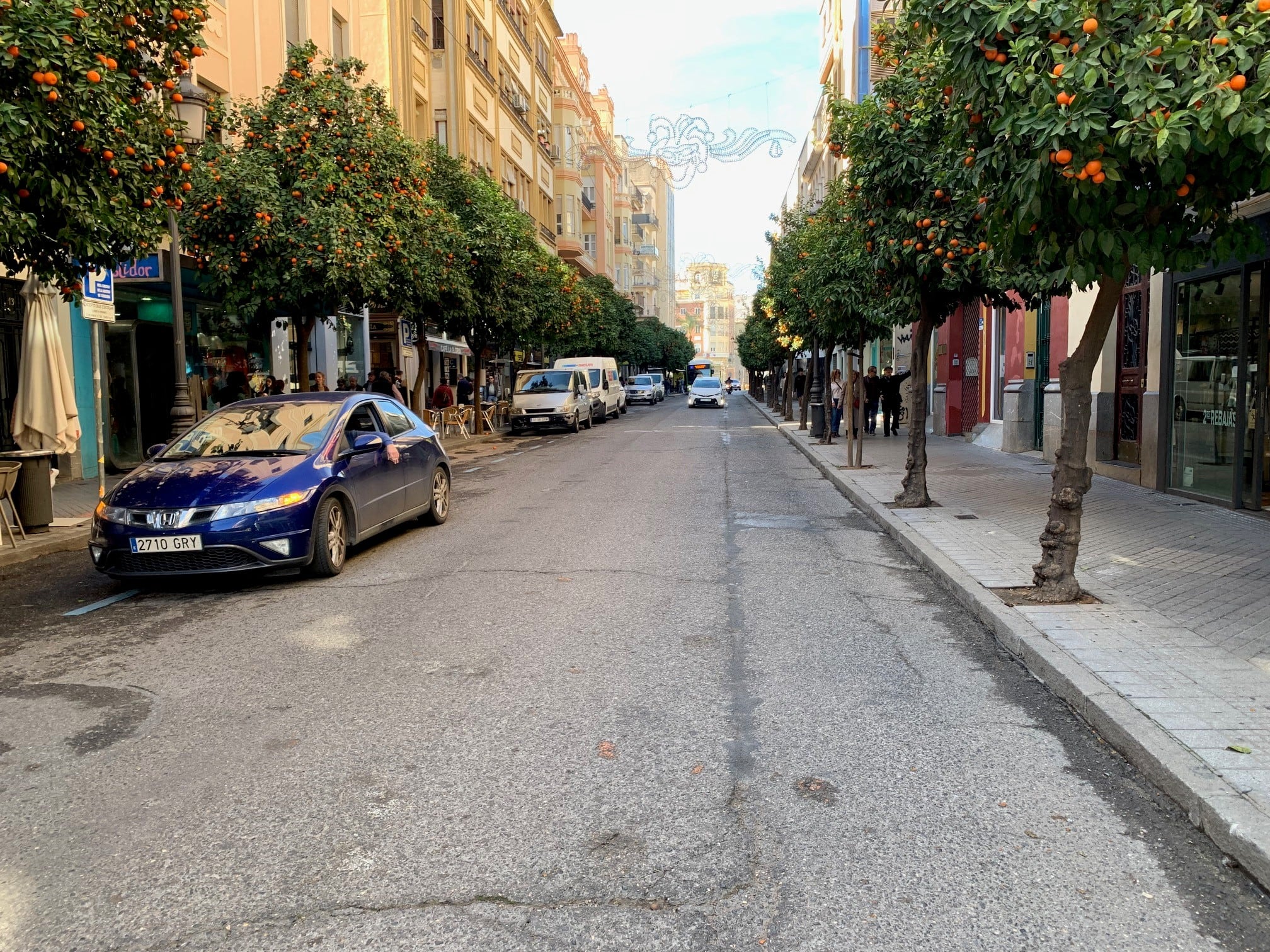 Calle Claudio Marcelo, en el centro de Córdoba