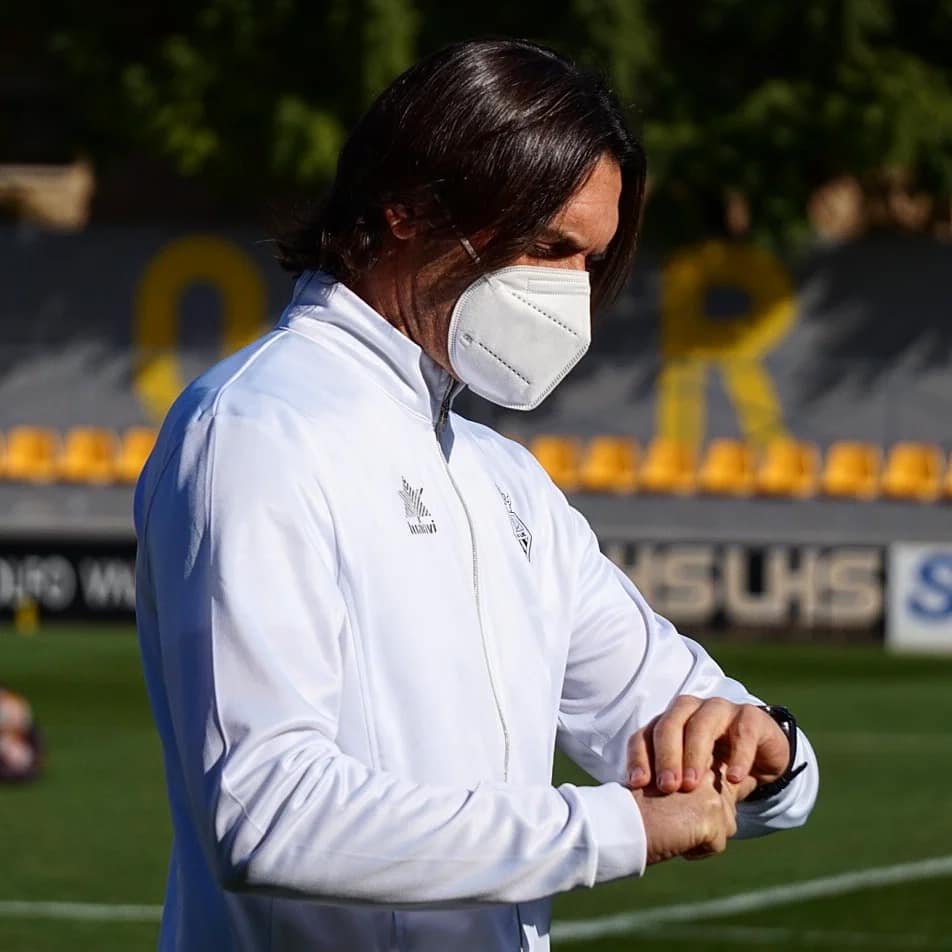 Foto d'Abel Buades abans d'un encontre