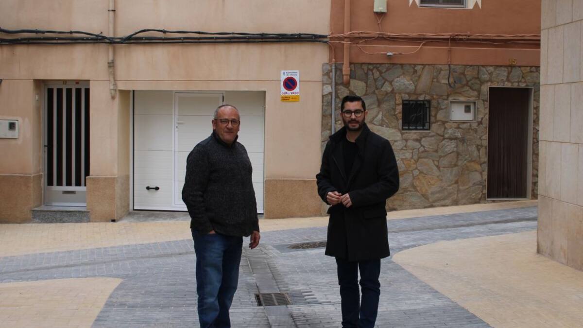 L'Alcora finaliza la remodelación de las calles Cordeta y Travesía San Cristóbal
