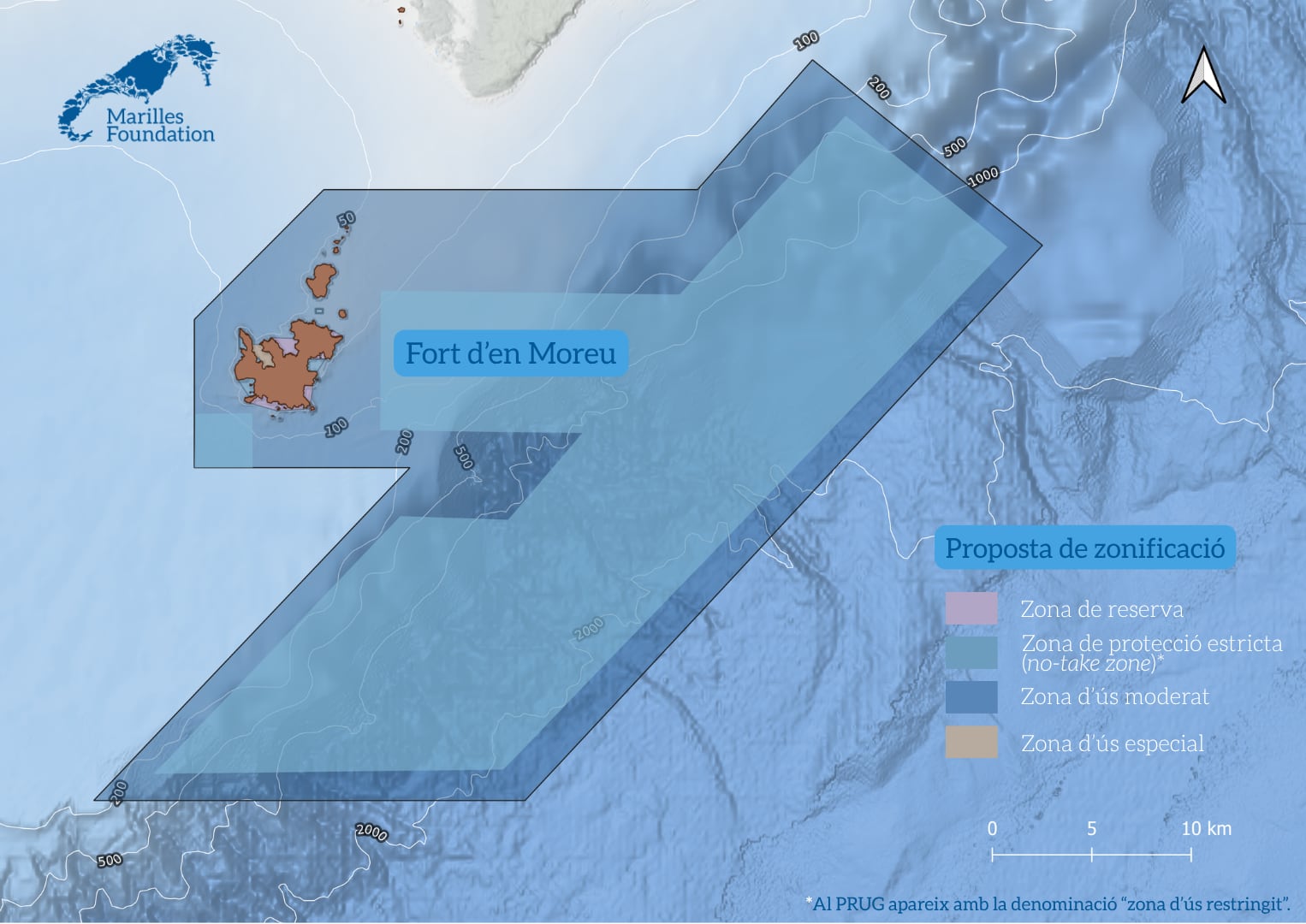 Proposta de zonificació de Cabrera, Marilles