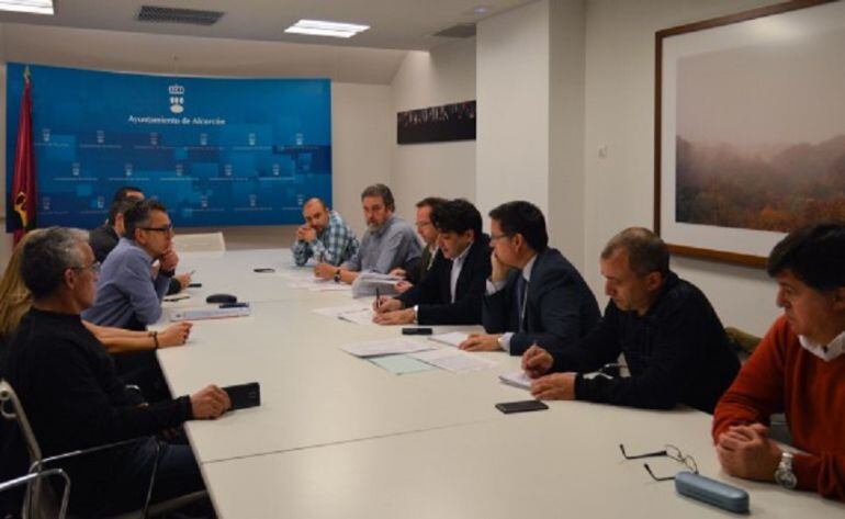 Reunión entre la Asociación de Clubes Deportivos de Alcorcón y el Ayuntamiento de Alcorcón