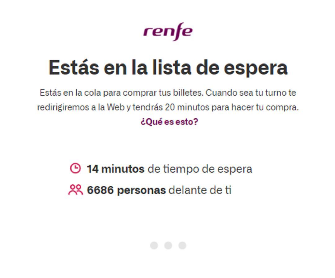 Tiempo de espera en la web