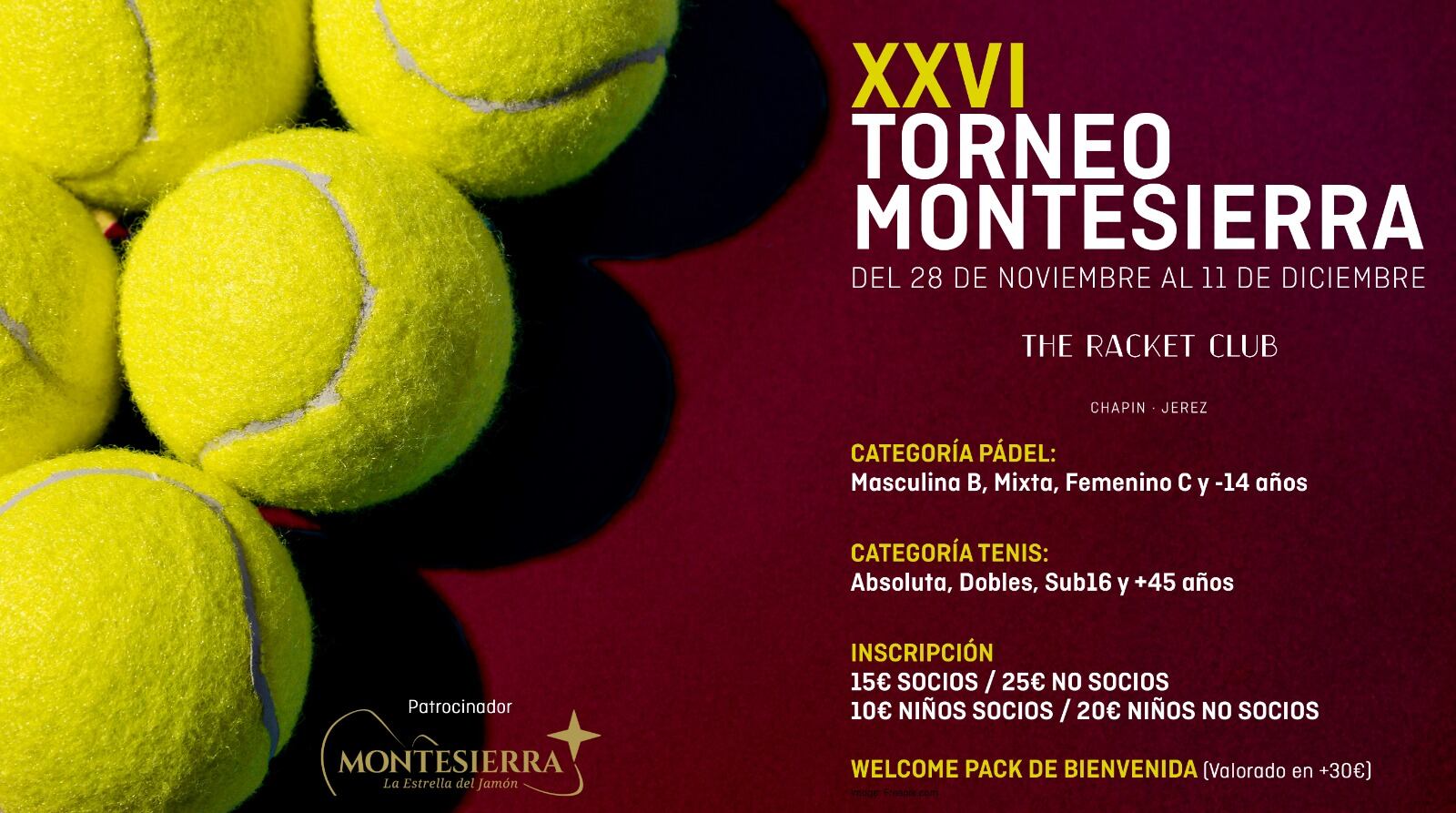 Presentado el Torneo de Tenis y Pádel Montesierra