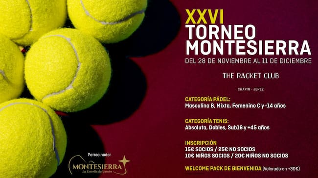 Presentado el Torneo de Tenis y Pádel Montesierra