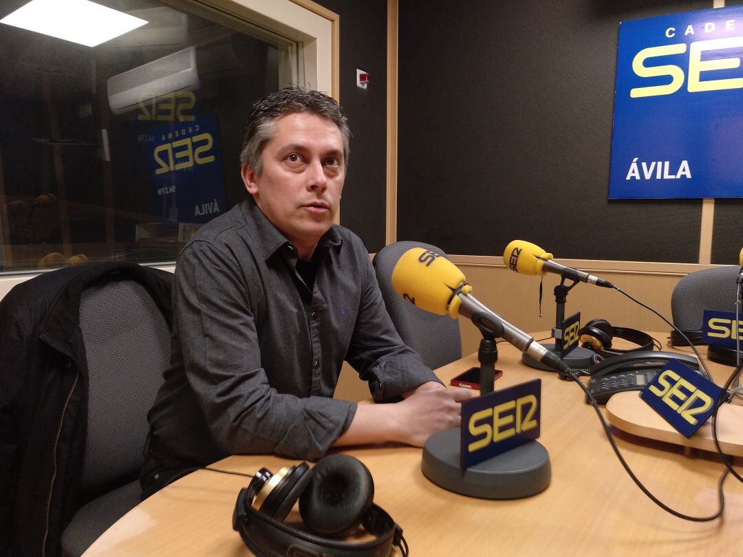 José Alberto Novoa, candidato al Congreso por Actúa, en los estudios de Ser Ávila
