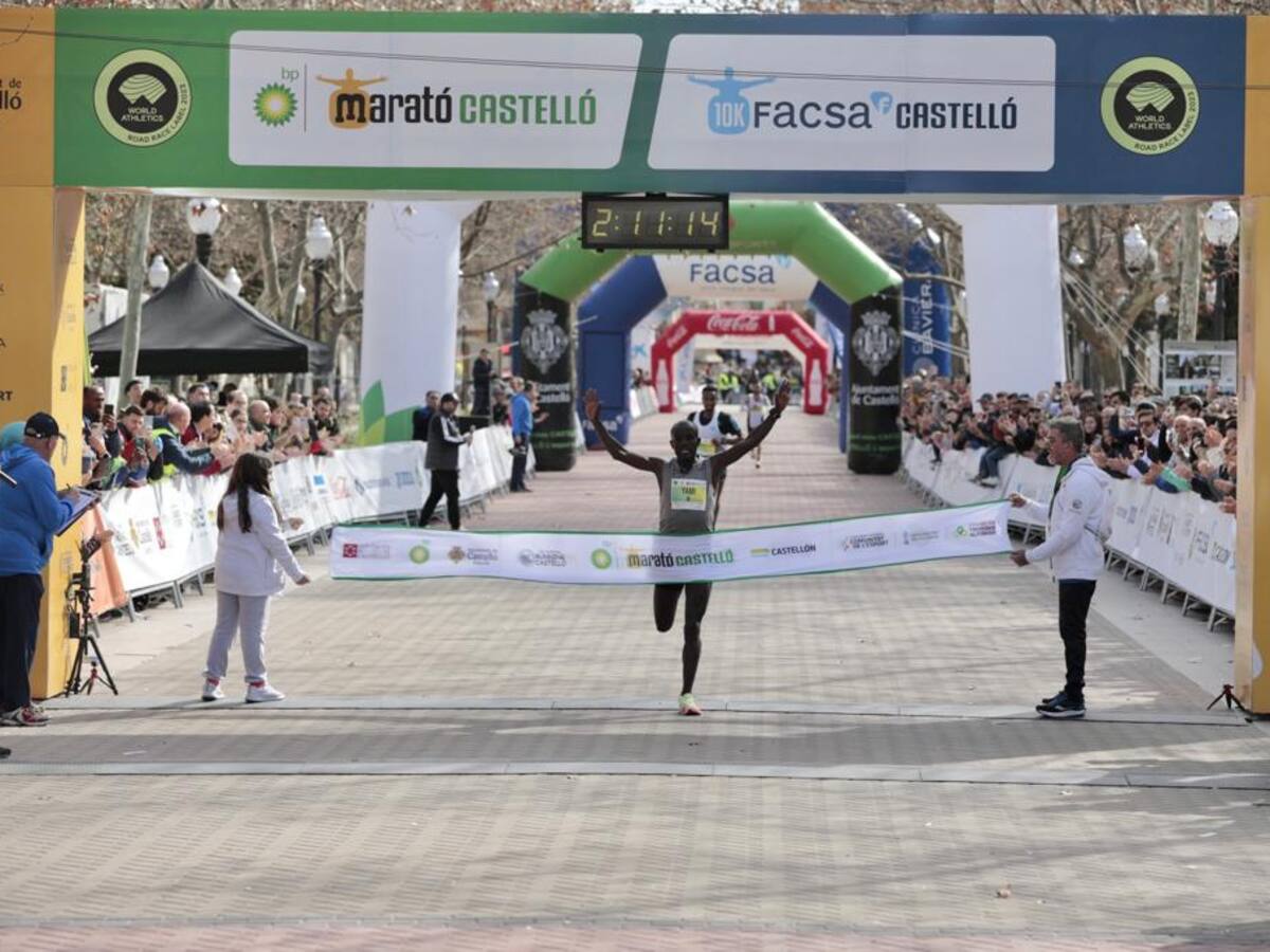 Dadi Yami y Hillary Kiproech triunfan en la Marató BP y 10K Facsa Castelló