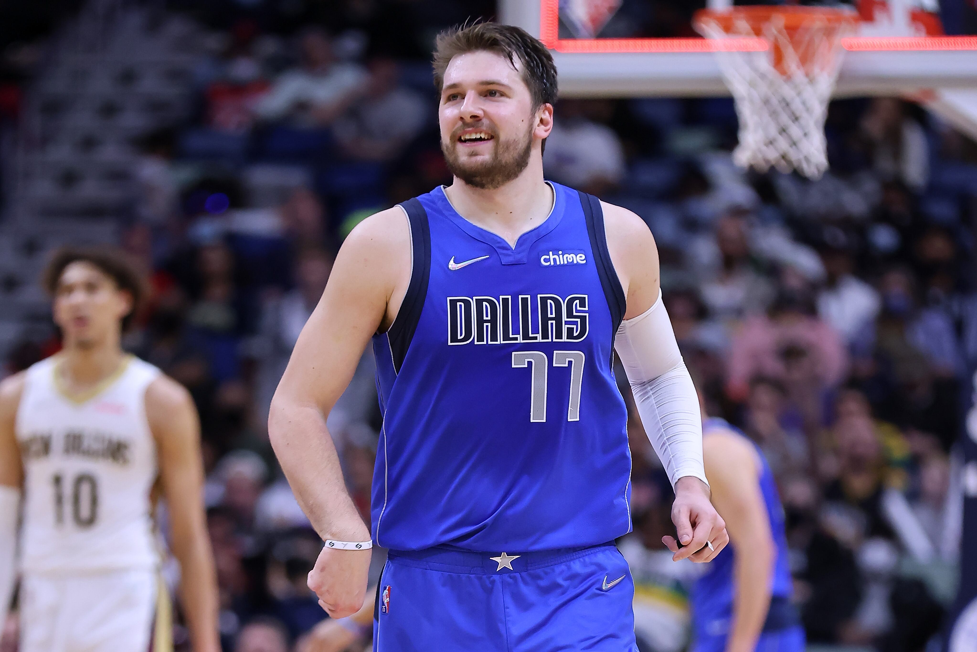 Luka Doncic, con los Dallas Mavericks