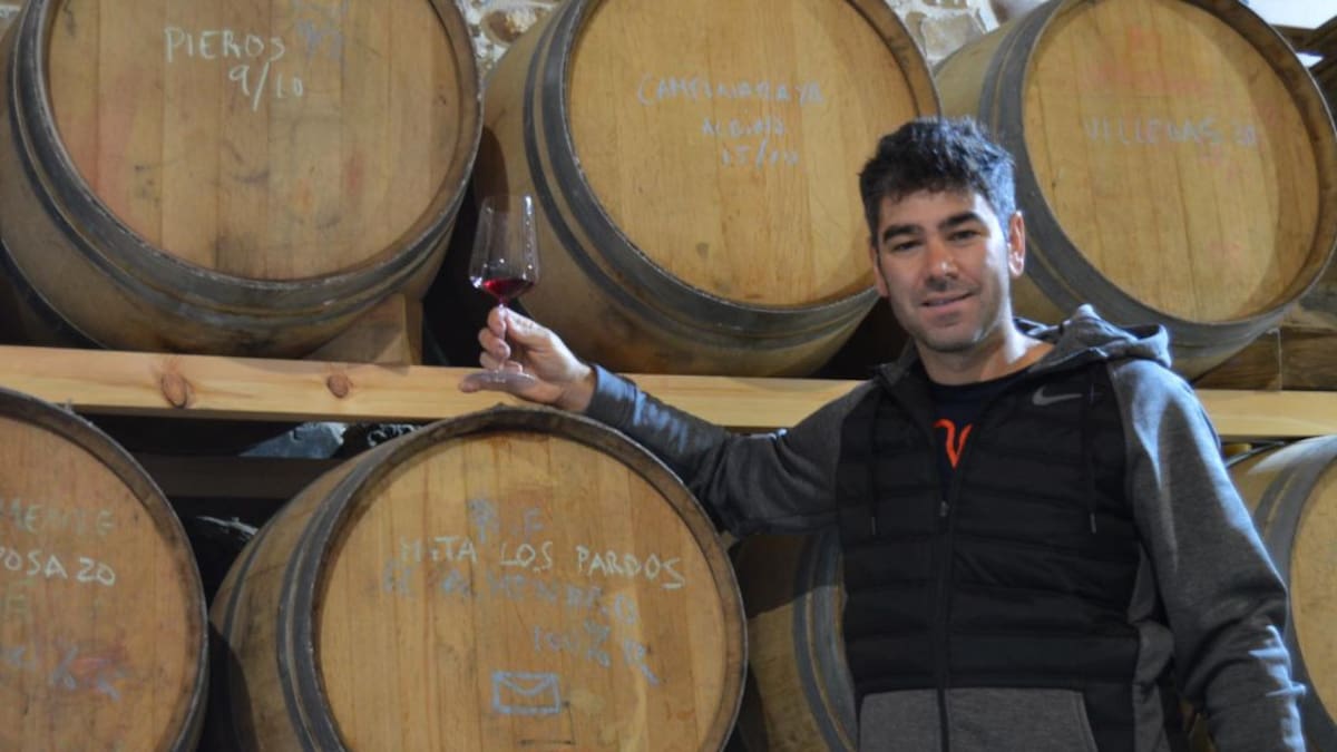 César Márquez, joven enólogo berciano