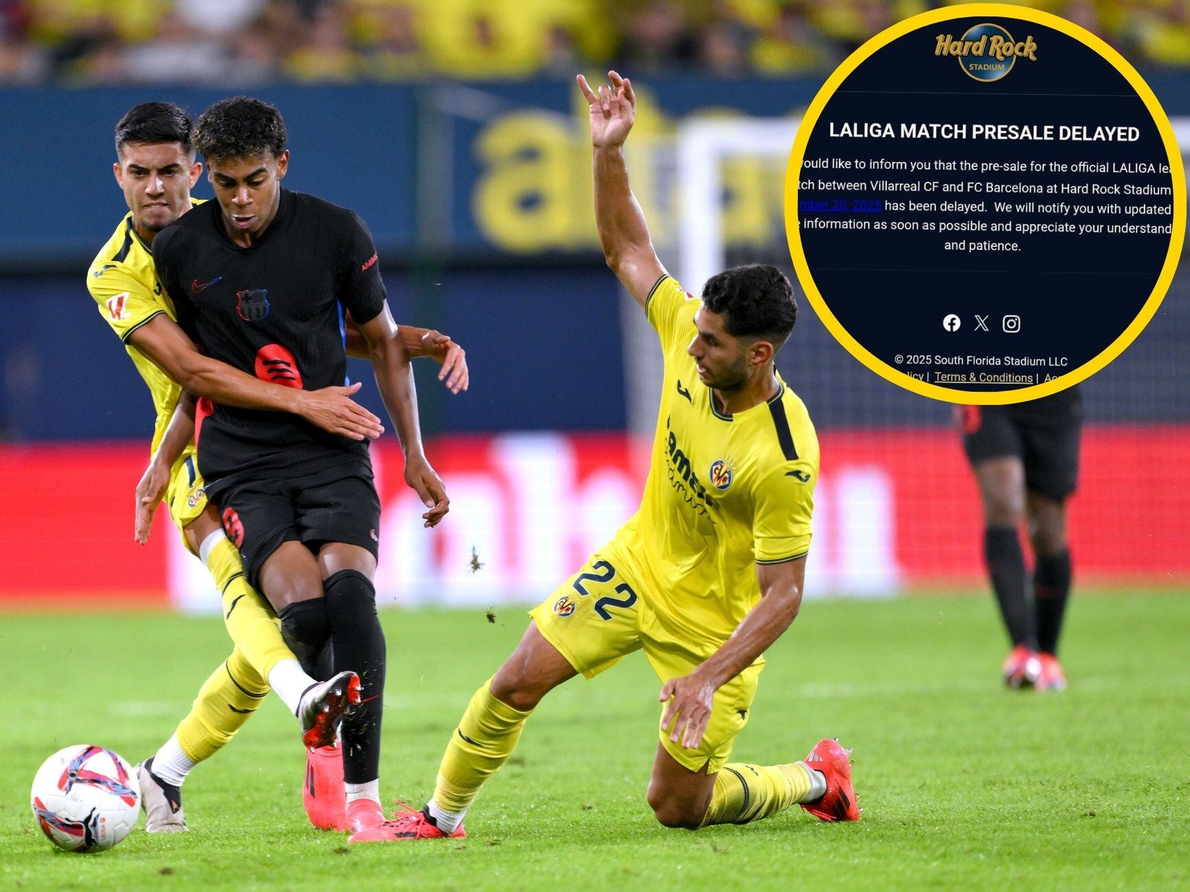 Retrasada la preventa de las entradas del Villarreal-Barça en Miami