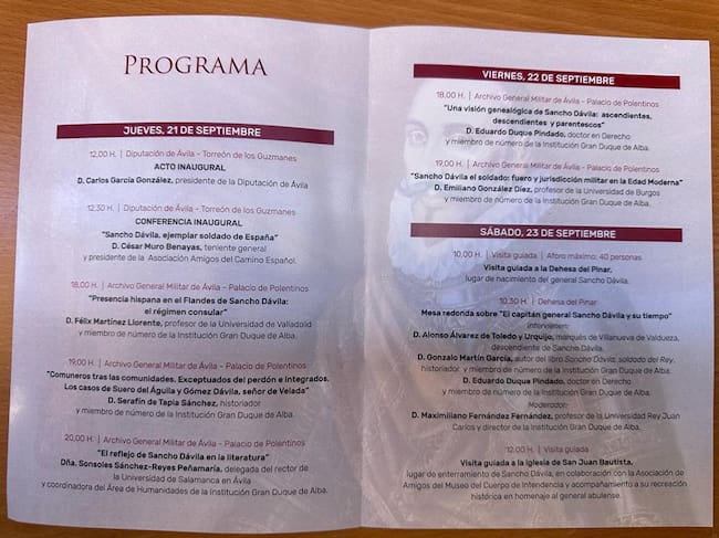 Programa de las jornadas