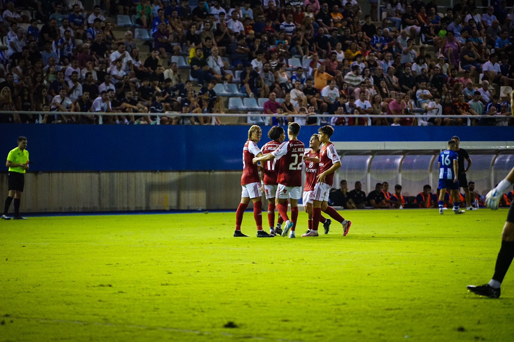 Pedro Benito anota un hat-trick en su segundo partido con el Real Murcia