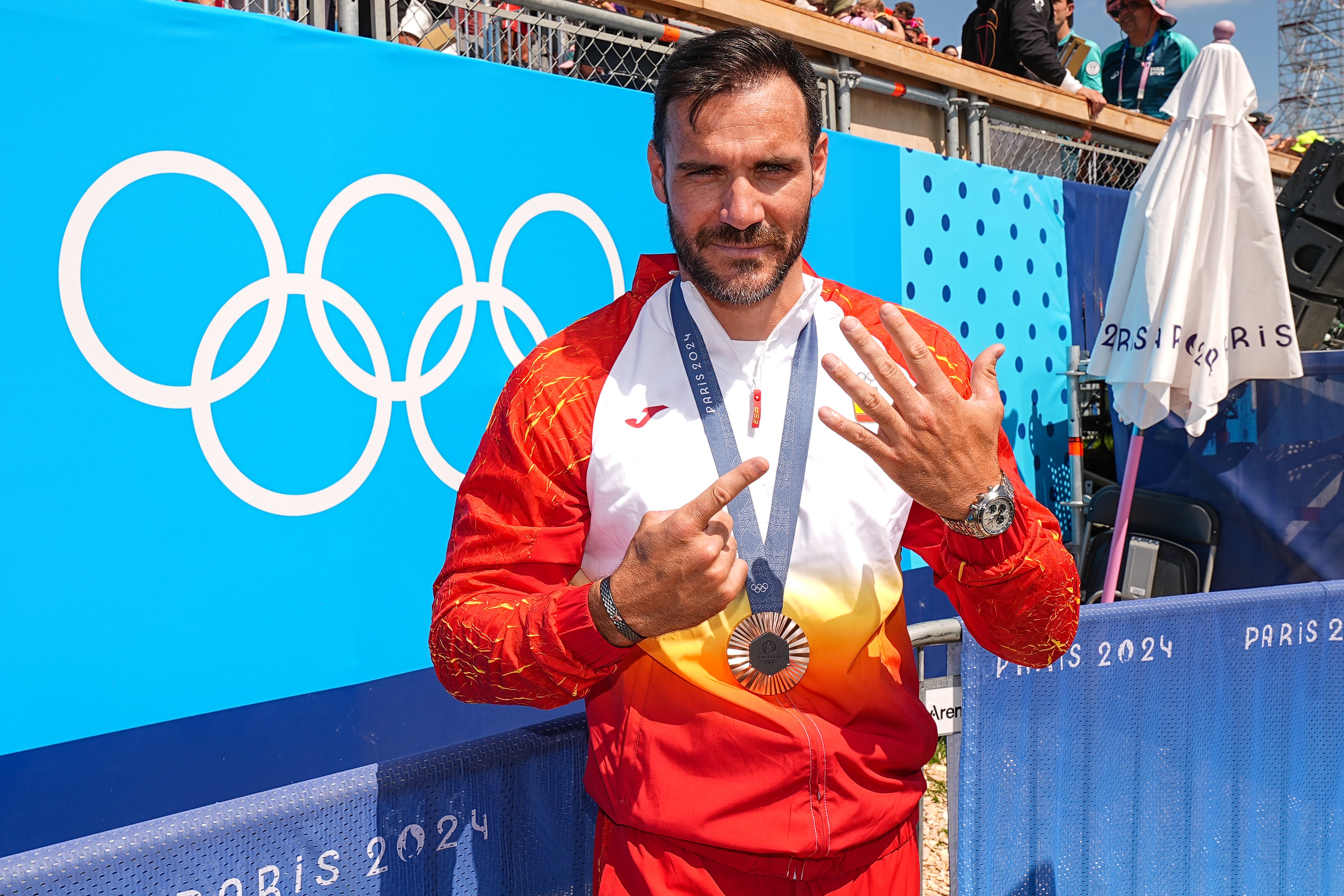 Saúl Craviotto celebra su sexta medalla en unos Juegos Olímpicos