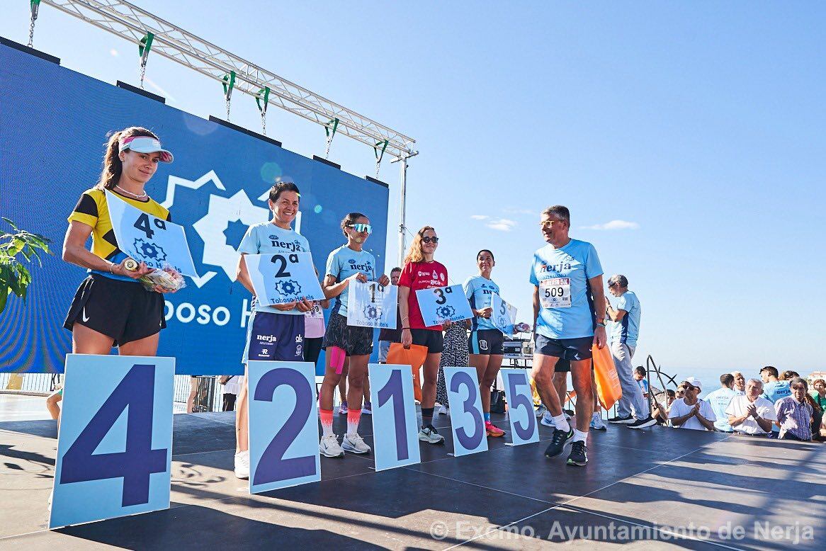 Vencedoras del trofeo Feria de Nerja y del trofeo marcha atlética