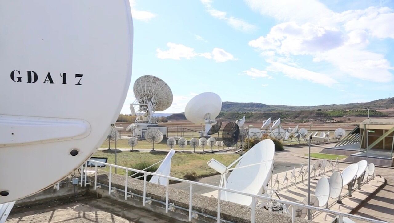 Estación seguimiento satélites Armuña de Tajuña/Foto Telefónica