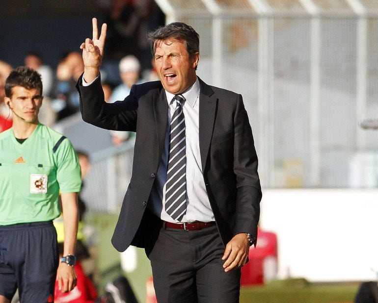 El entrenador del Granada José Gonzalez, durante el partido frente al Celta de Vigo