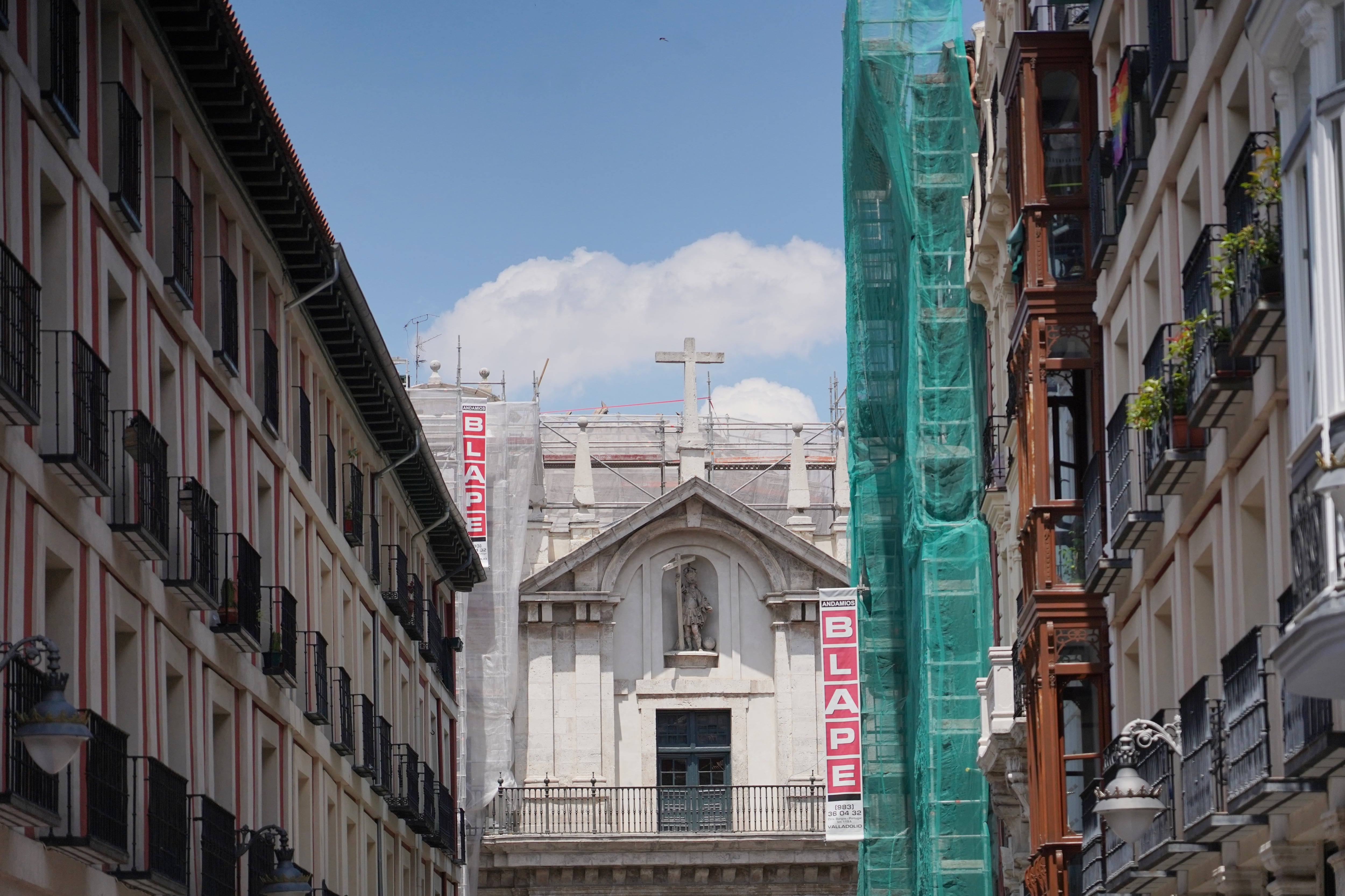 Se desploma la cúpula de la Iglesia de la Vera Cruz en Valladolid sin que haya que lamentar daños personales