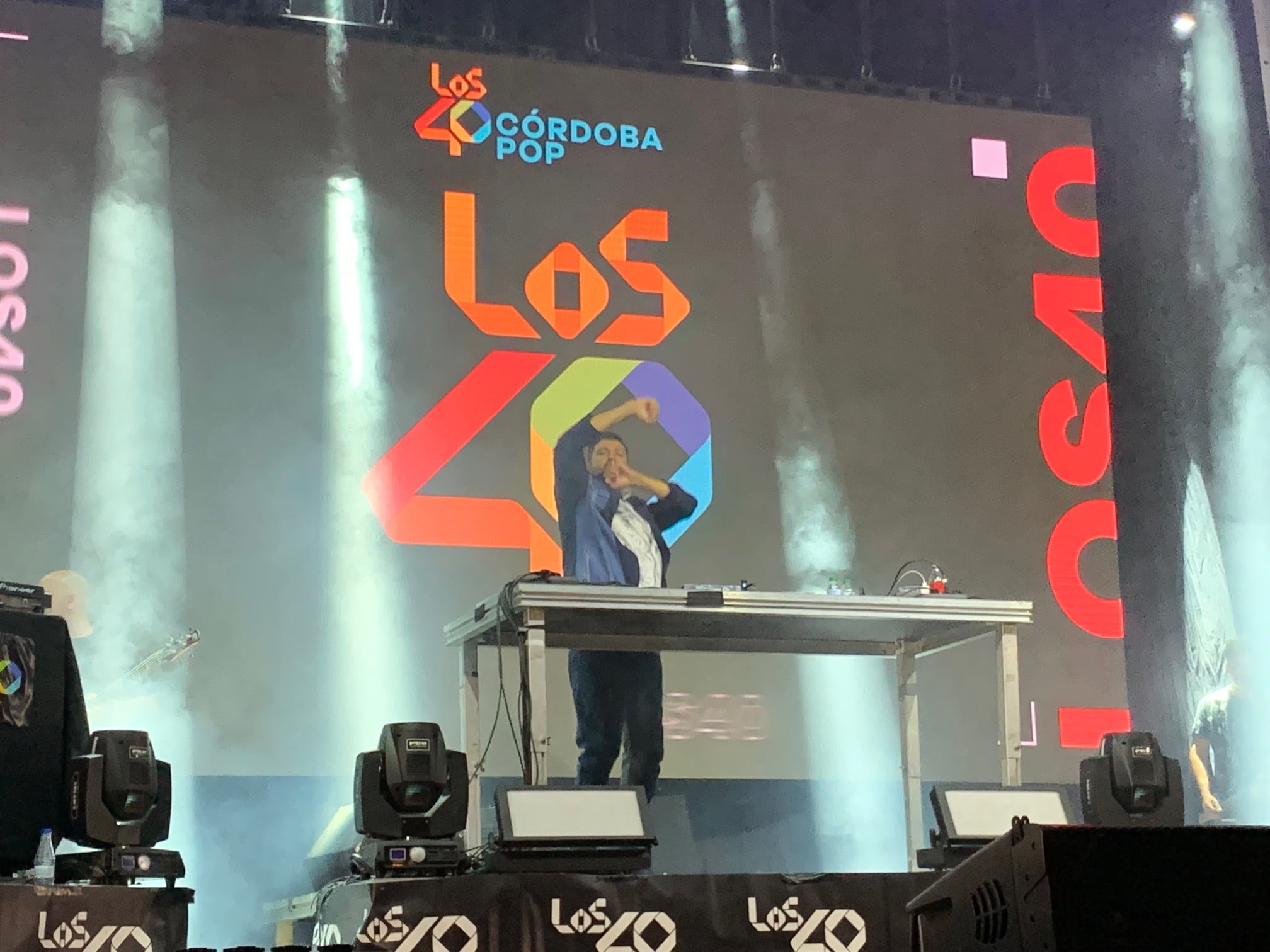 Tony Aguilar, en el concierto de Los 40 Córdoba Pop