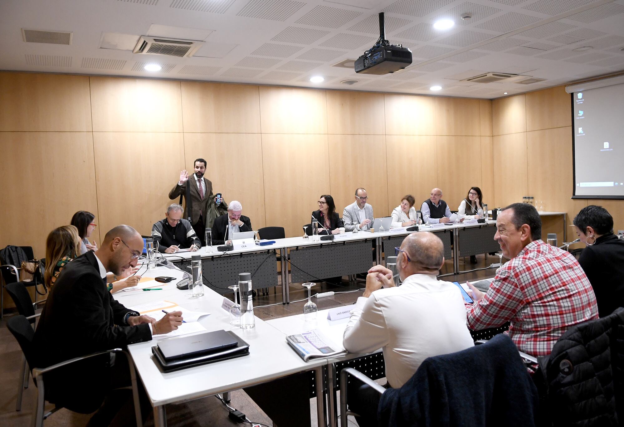 Darrera reunió del Consell Econòmic i Social