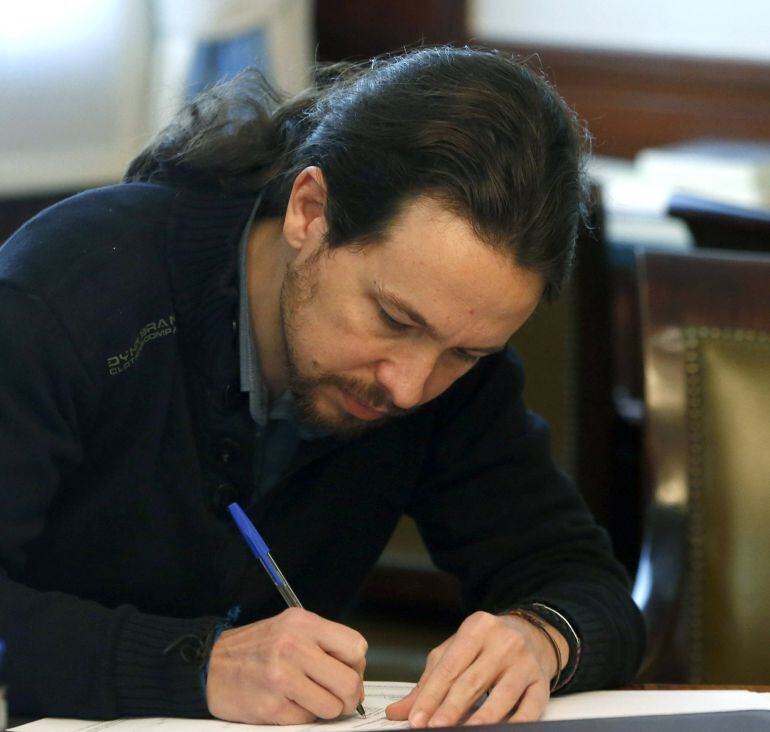 El líder de Podemos, Pablo Iglesias.