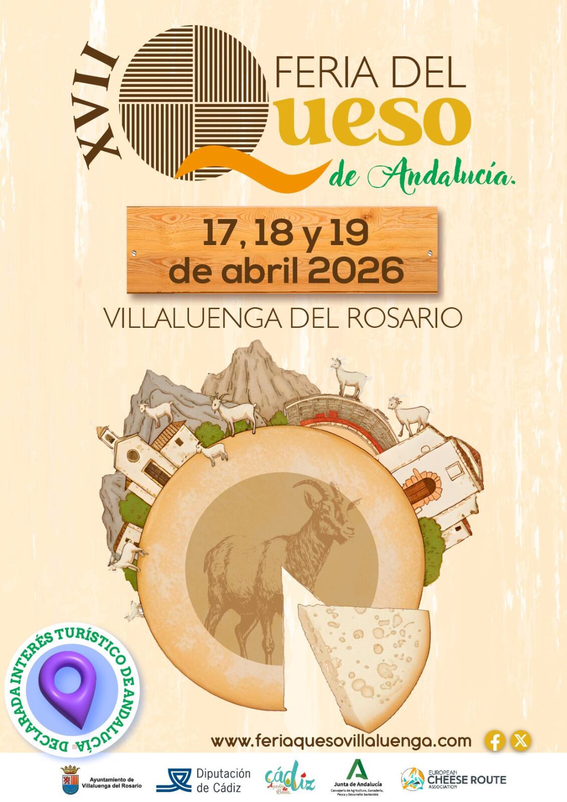 Cartel de la Feria del Queso de Villaluenga