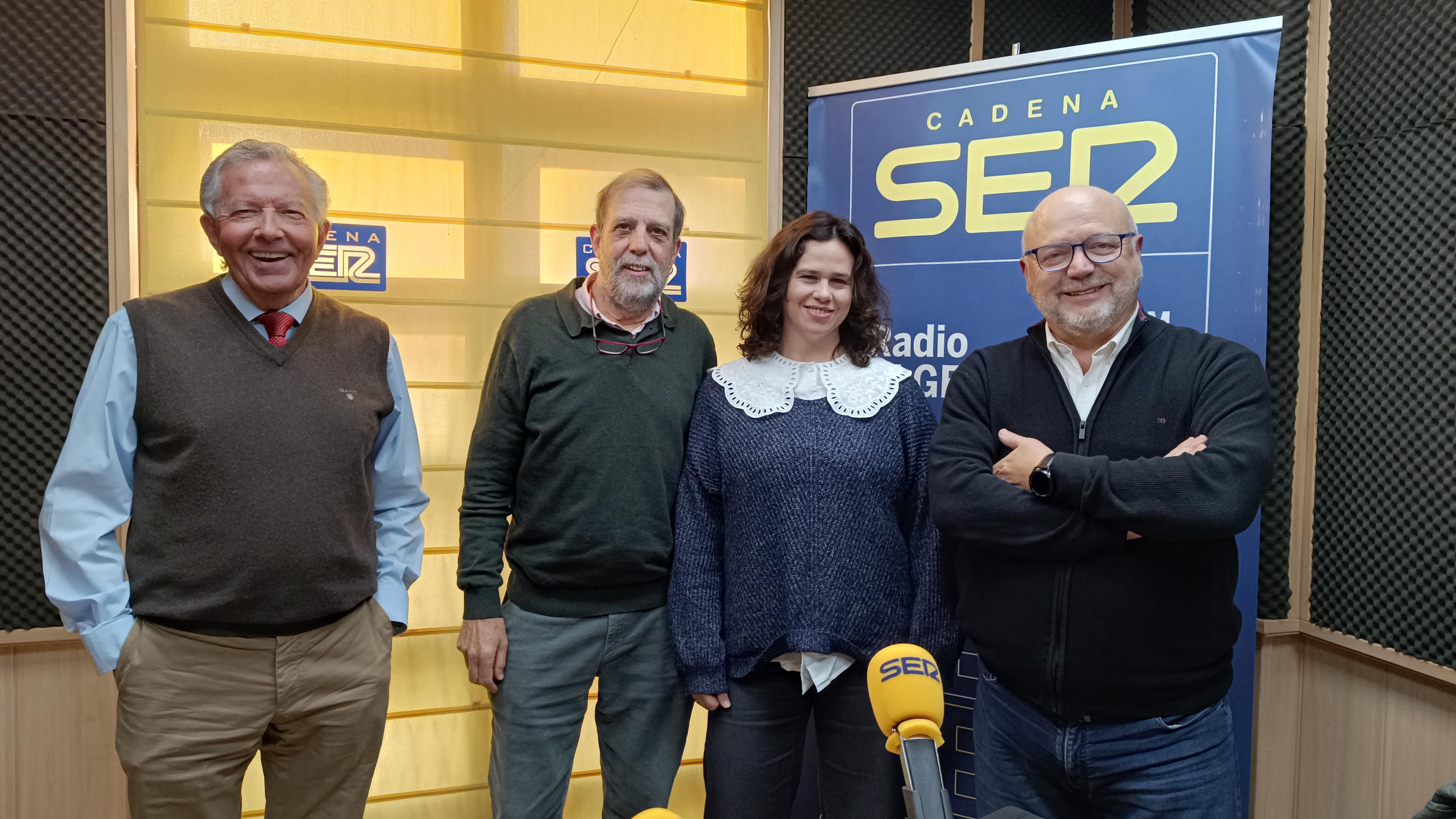 Manuel Gutiérrez Luna, Carlos Villanueva, Guadalupe Pérez de Vargas y Miguel Alberto Díaz.