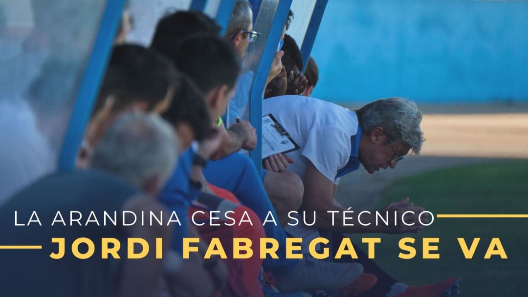 Jordi Fabregat, cesado por la Arandina