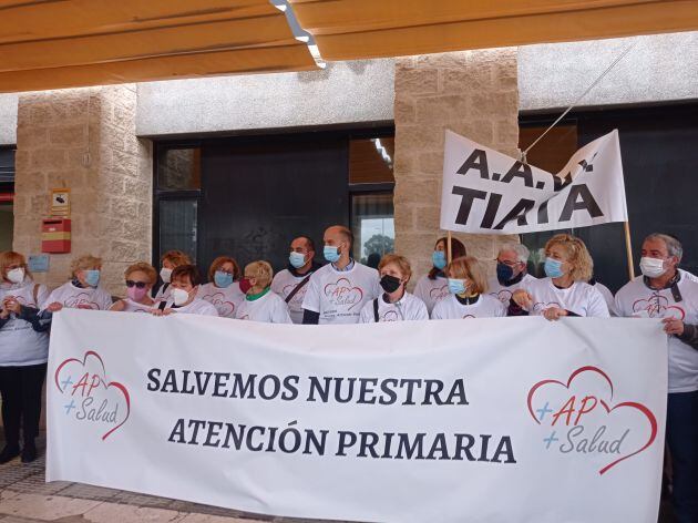 San Diego, uno de los centros con más presión asistencial en la Región, ha sido el centro de la protesta en Lorca