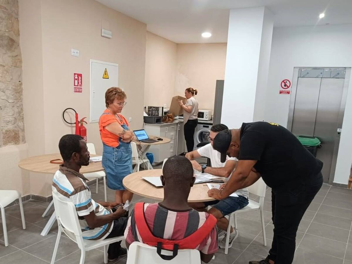 Finalizan las pernoctaciones de trabajadores temporeros en el albergue municipal de Fraga