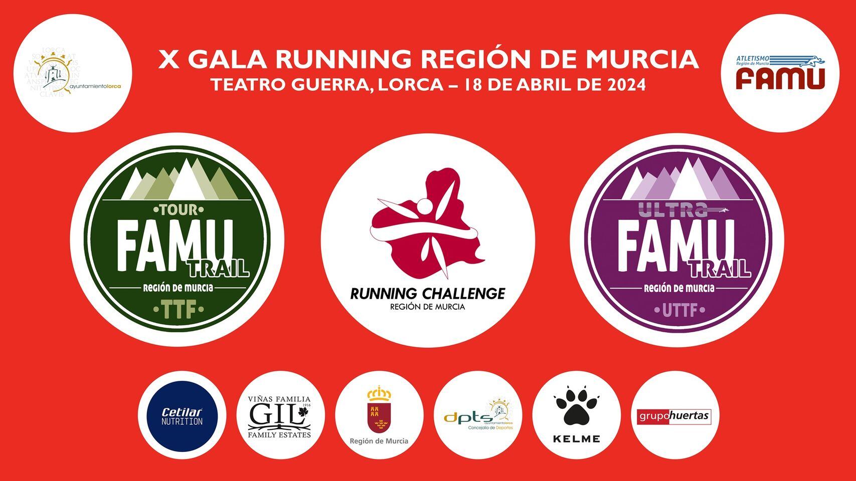 X Gala Running Región de Murcia’ de la Federación de Atletismo