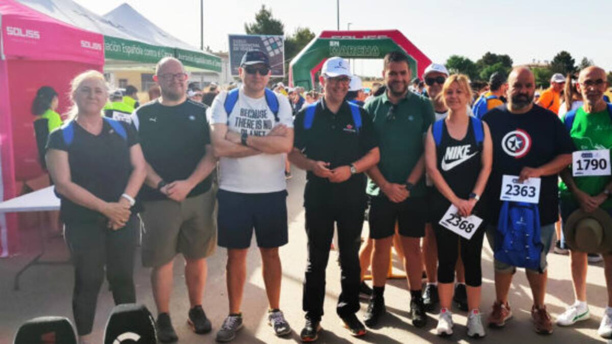 Casi setecientas personas reivindican en Alcázar la regla de los siete mil pasos al día como clave para una buena salud