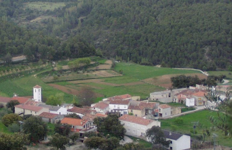 Vista aérea de Arguellite, pedanía de Yeste