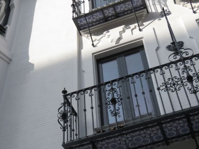 Detalle de la fachada