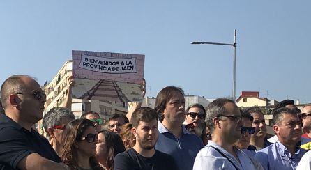 Uno de los carteles que se ha podido ver durante la marcha.