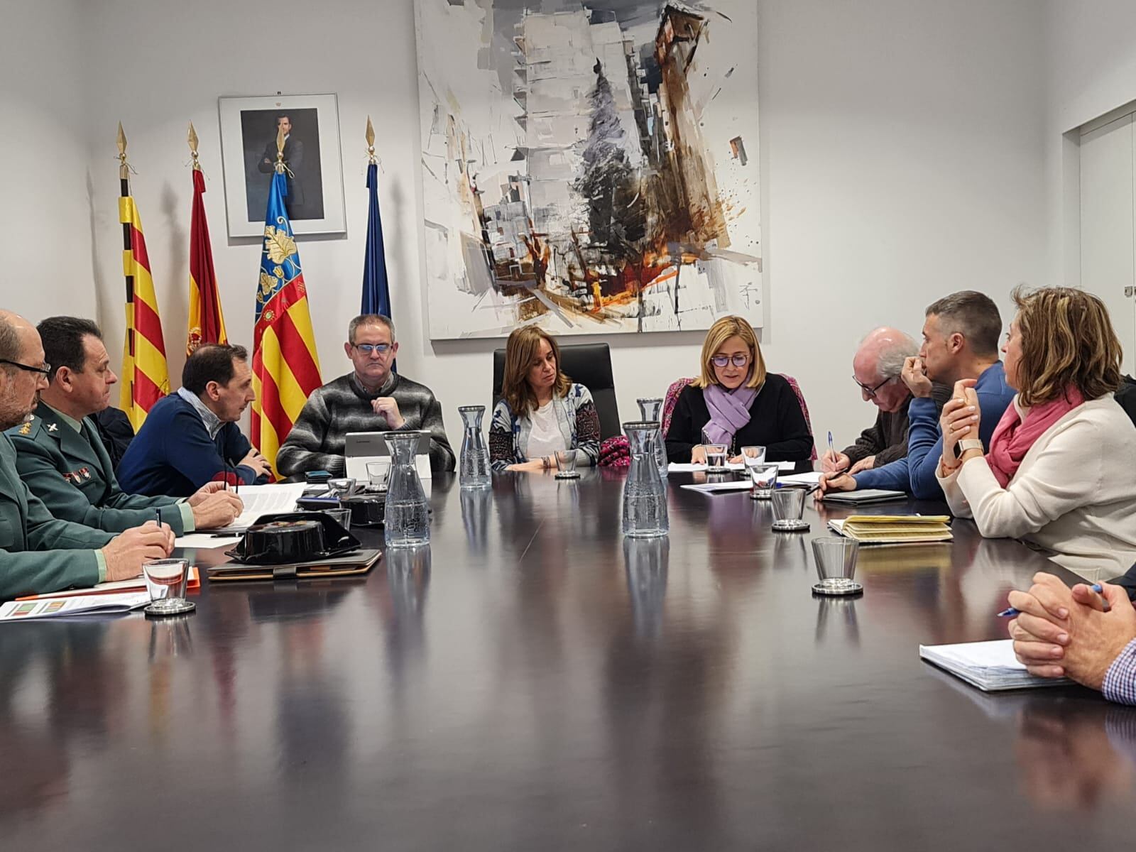 Reunión de coordinación para adoptar nuevas medidas de seguridad vial en la Carrasqueta