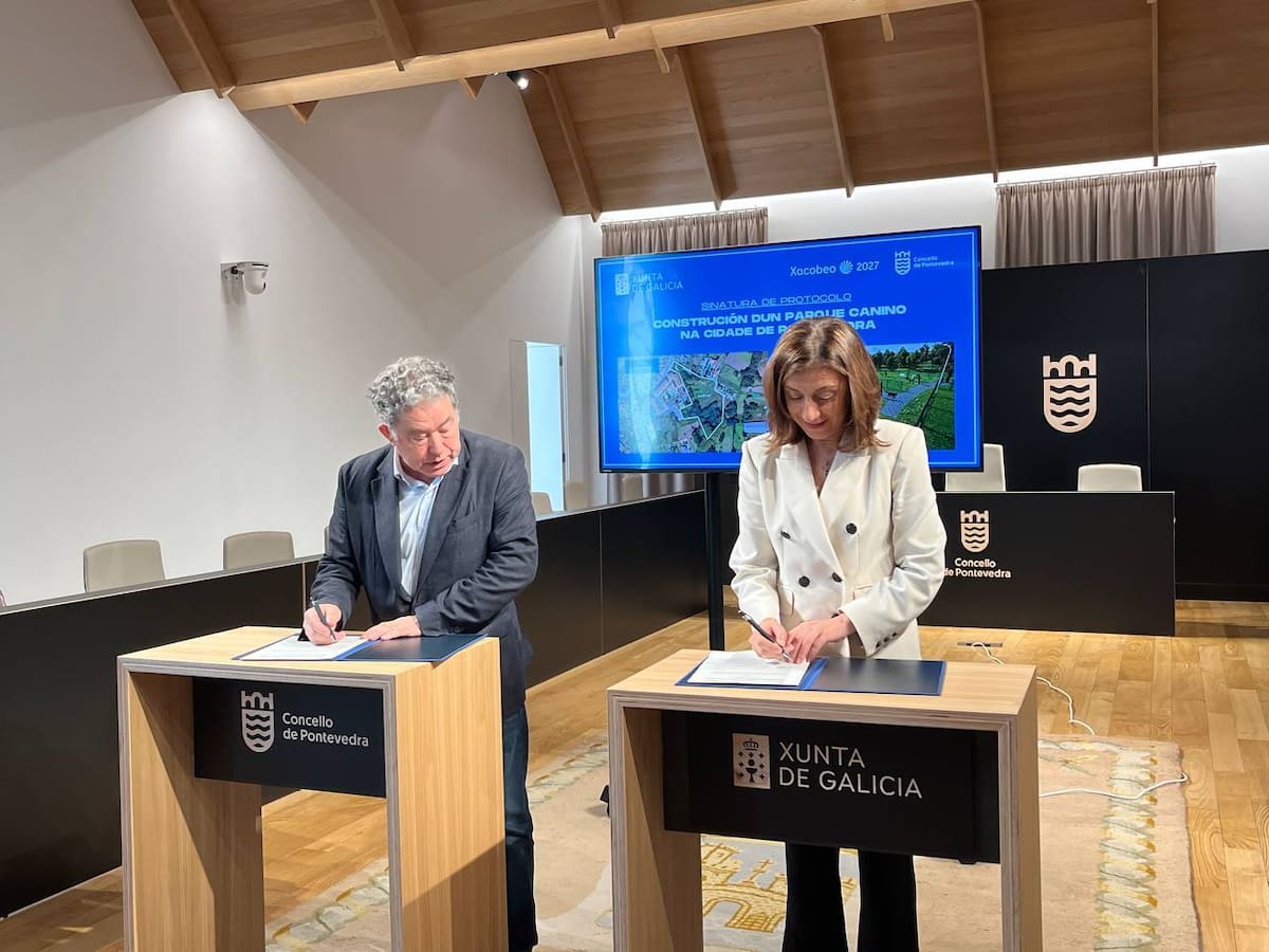 Concello de Pontevedra y Xunta de Galicia firman un convenio para la creación de un nuevo parque canino