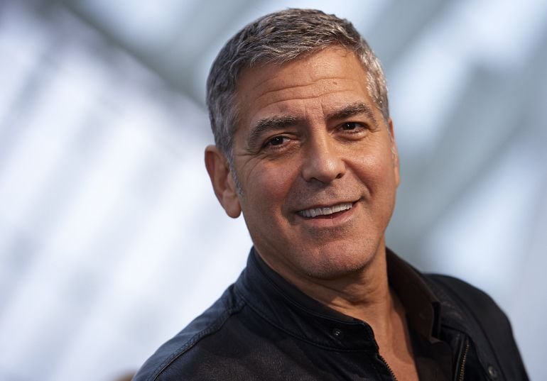 George Clooney, en su visita a Valencia para presentar &#039;Tomorrowland&#039;