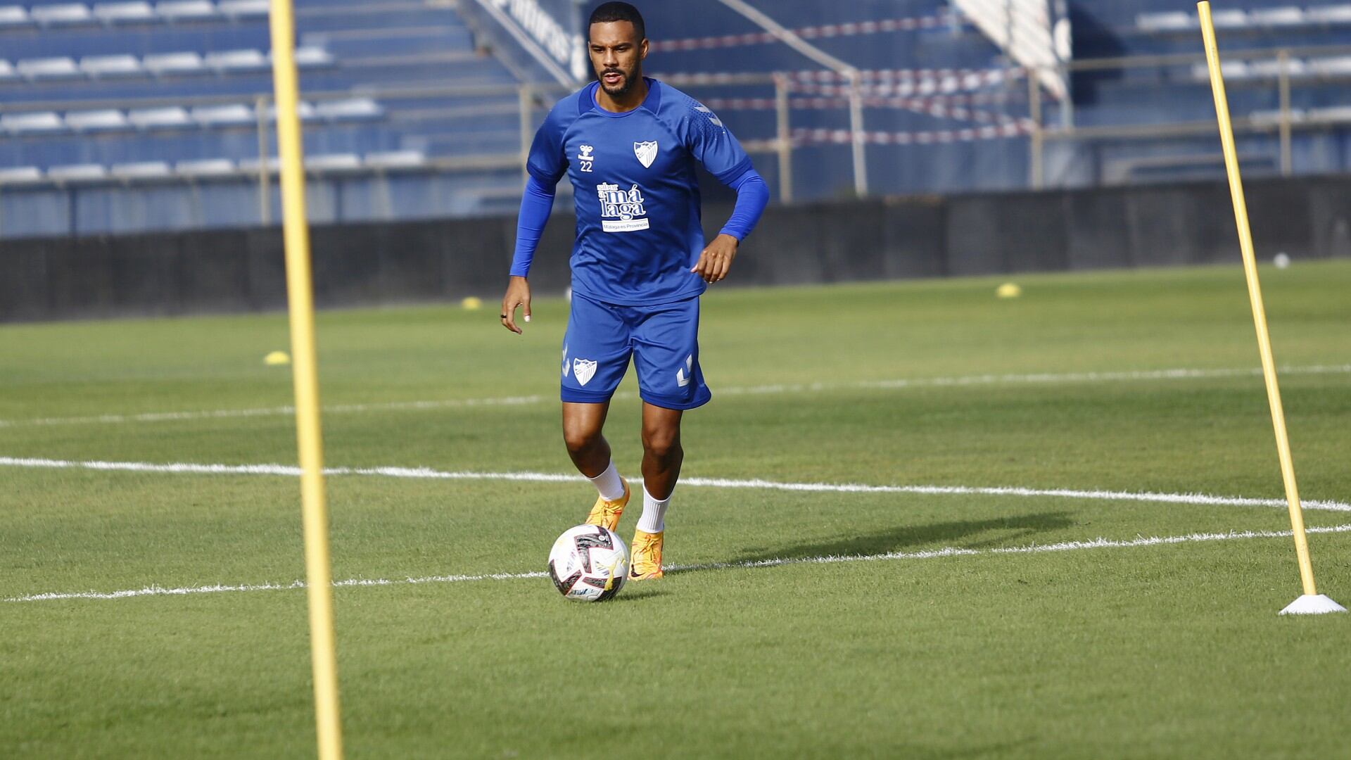 Jonas Ramalho, en el entrenamiento del miércoles