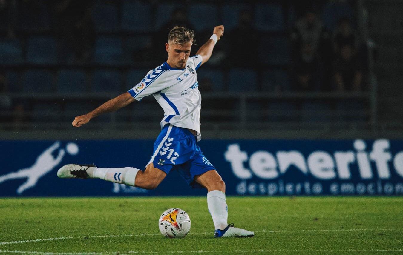 Sergio González en un partido de la pasada temporada. / Foto: CD Tenerife