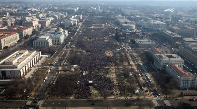 El Capitolio durante la toma de posesión de Obama en 2009.