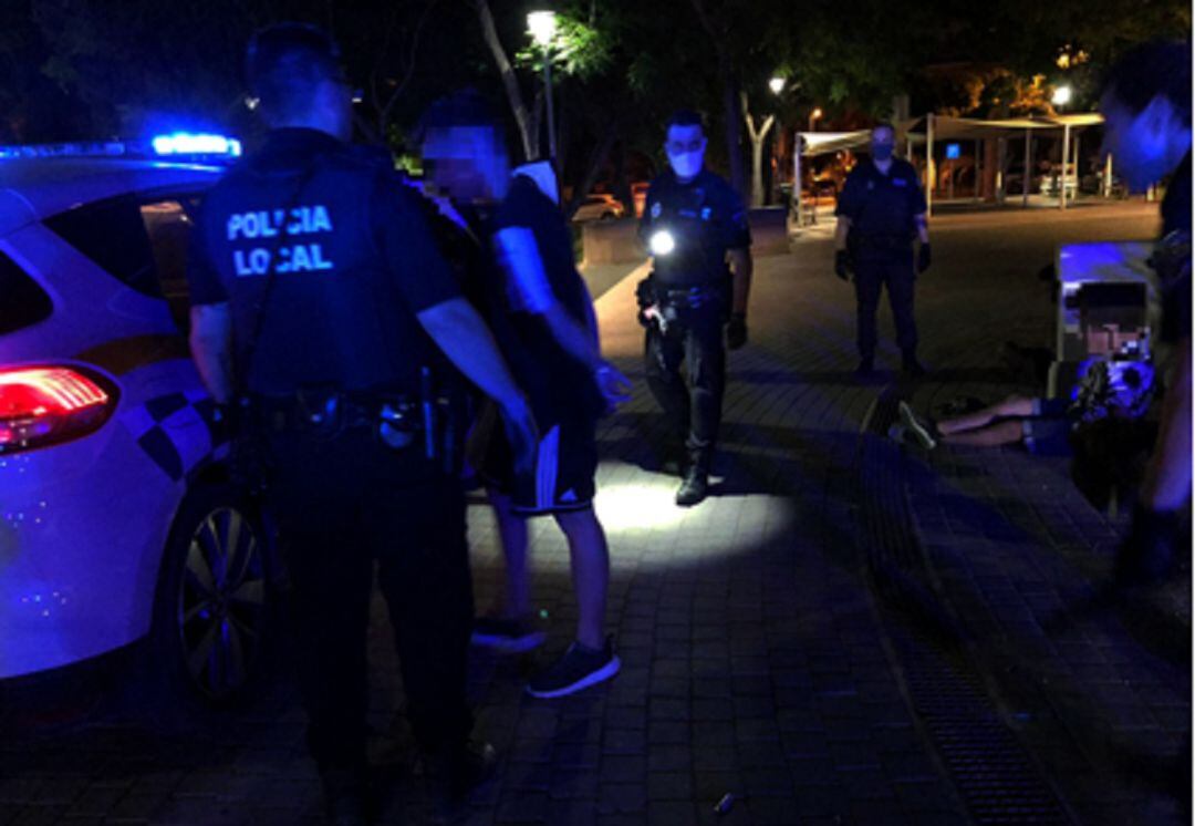 Momento de la detención