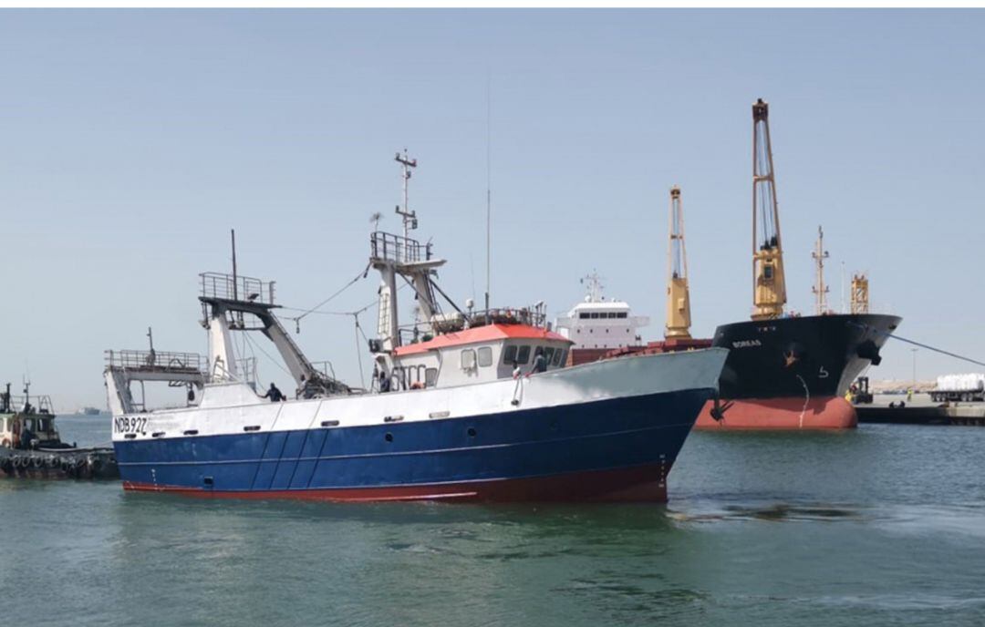 Barcos en Mauritania