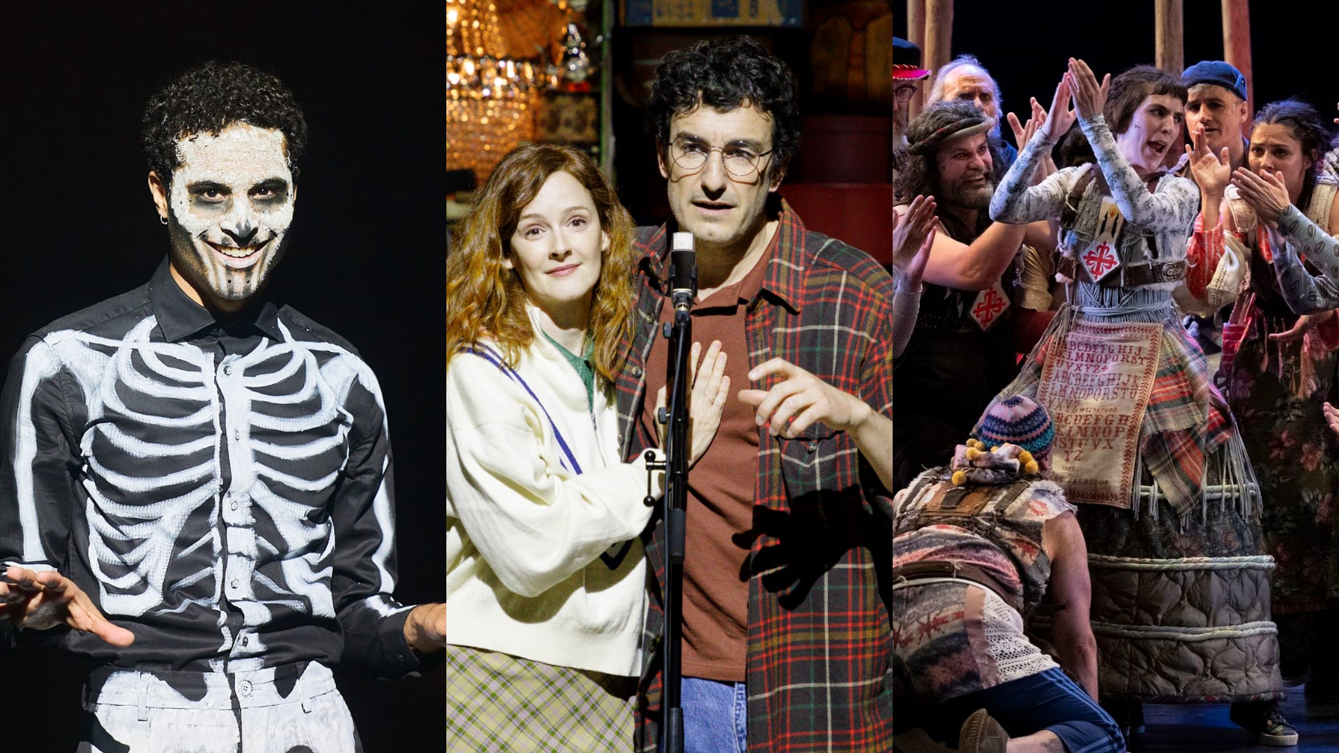 Escenas de 'La tercera fuga', 'Los nuestros' y 'Fuenteovejuna'