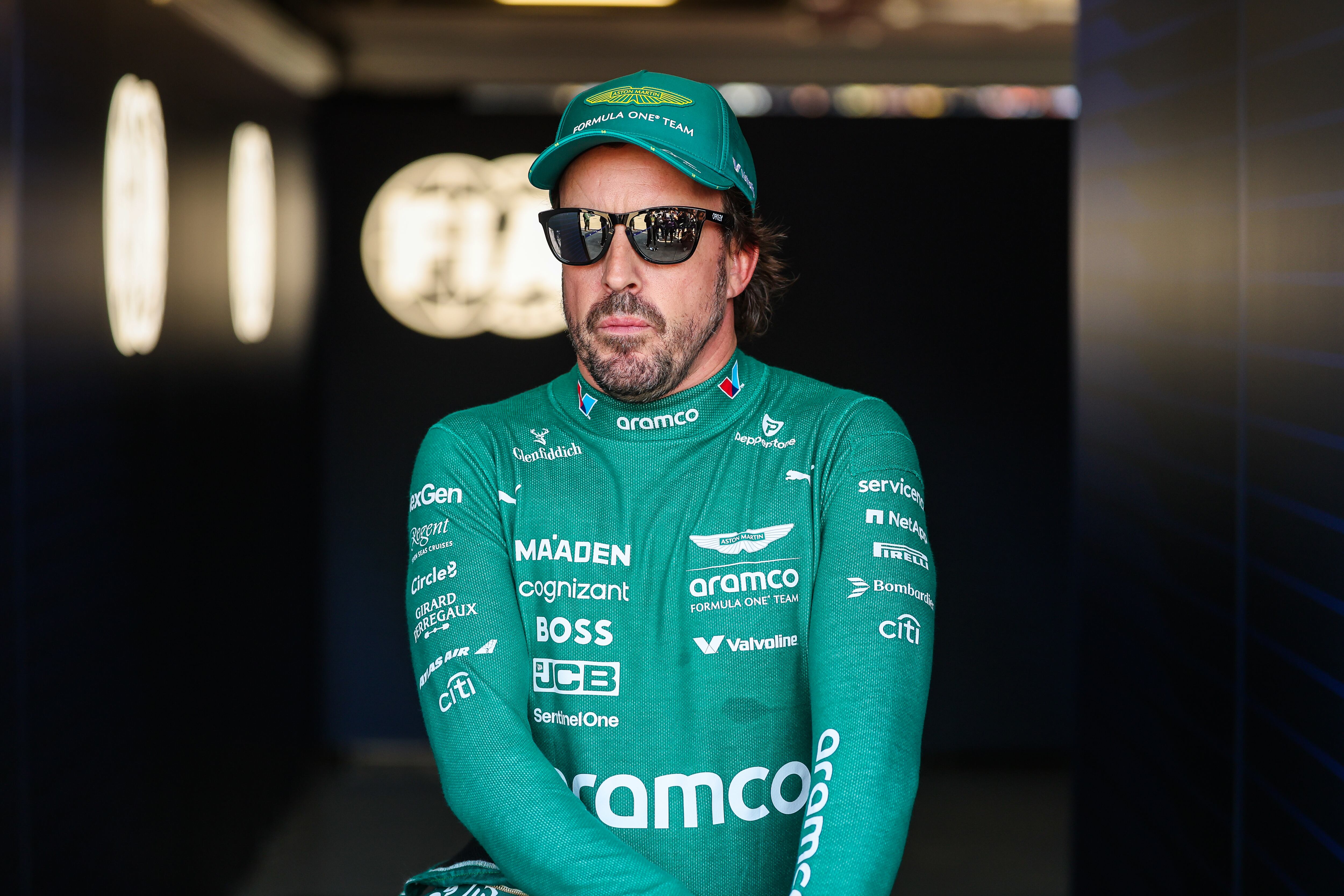 Fernando Alonso durante el GP de China