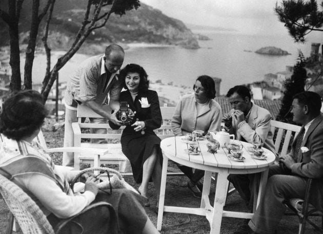 Ava Gardner y Frank Sinatra, en la Costa Brava en 1956.