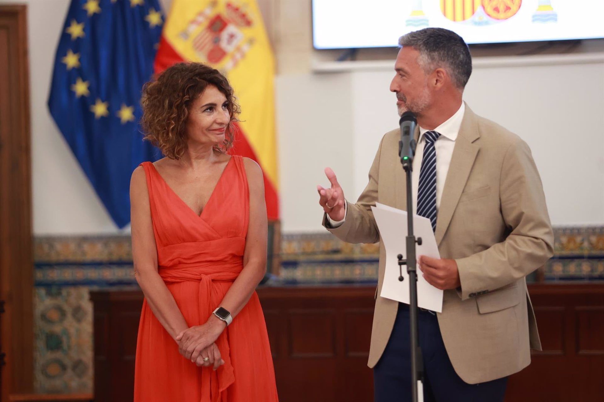 María Jesús Montero y Javier Ruiz Arana en una imagen de archivo