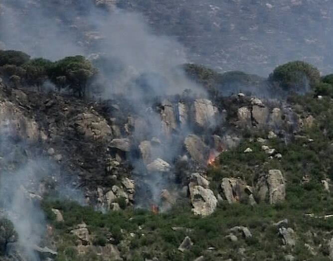 Los seis detenidos por el incendio realizaban labores forestales para la Junta.