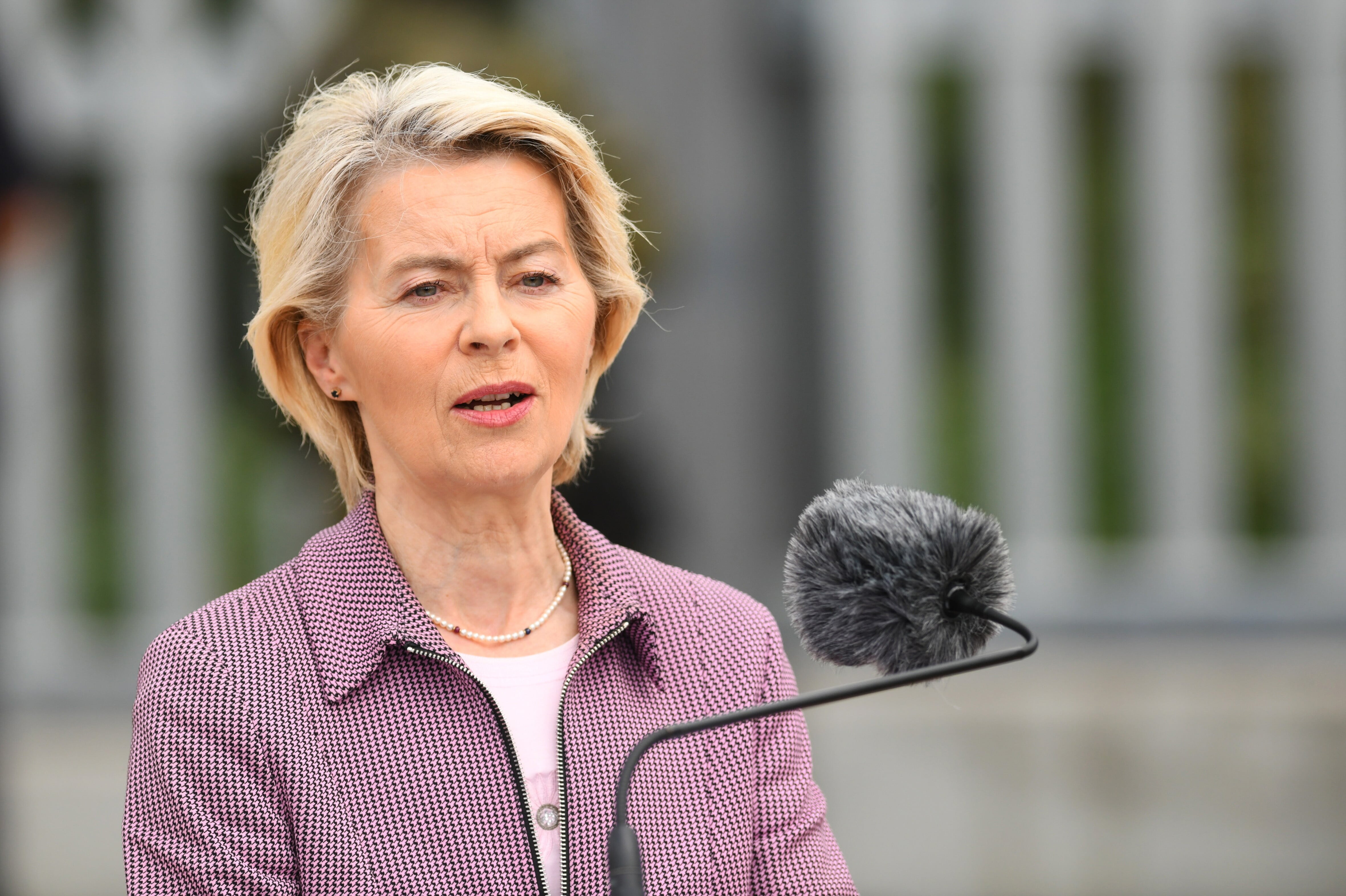 La presidenta de la Comsión Europea, Ursula von der Leyen. EFE/EPA/ARTUR RESZKO POLAND OUT