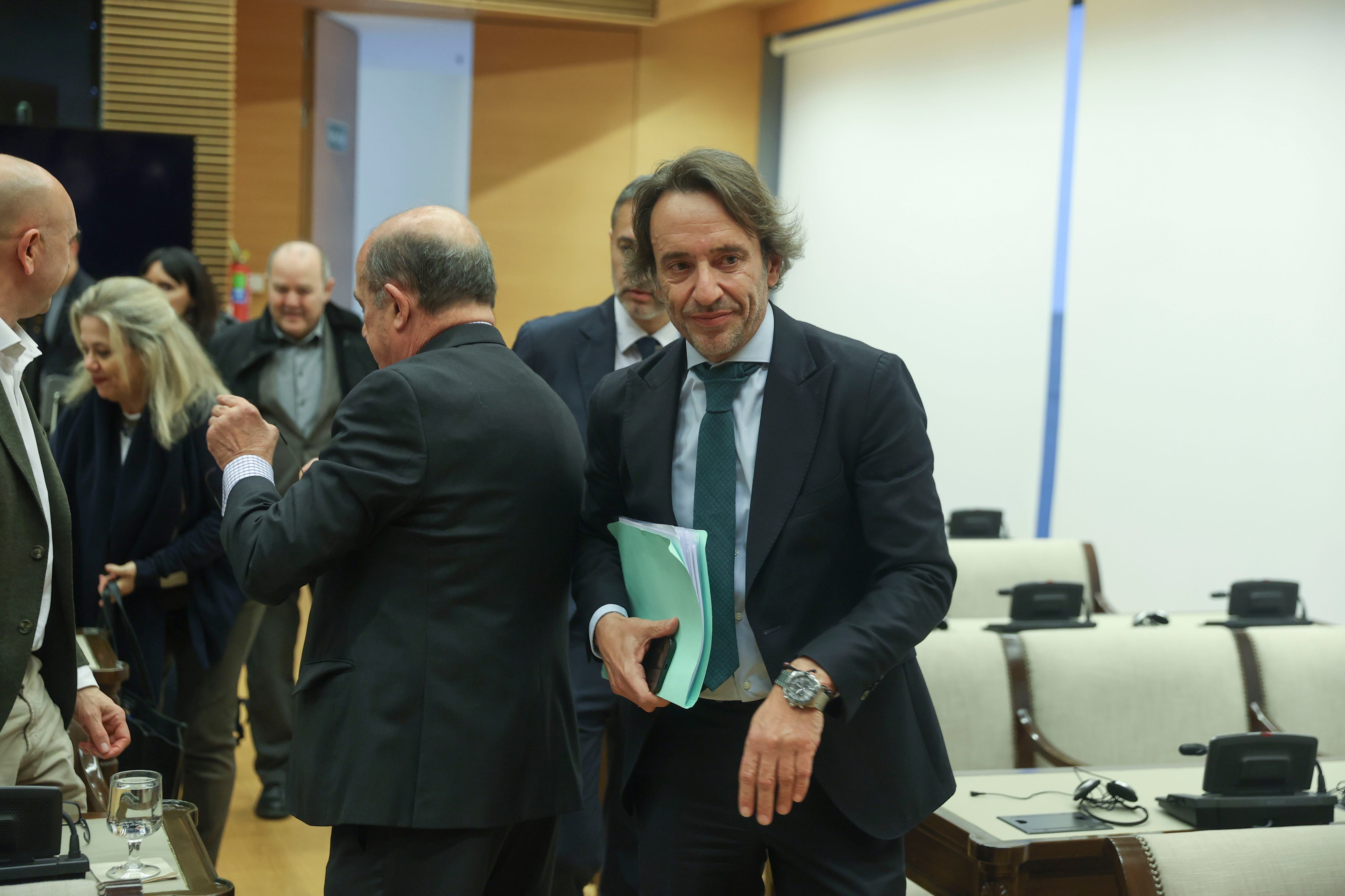 José Manuel Cuenca en la comisión de la DANA del Congreso.