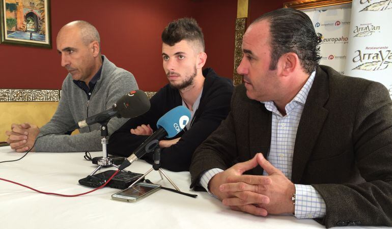 Albert Vivancos durante su presentación con Dani Barroso