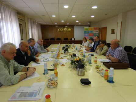 Un momento de la reunión en CONFAE